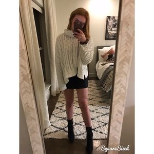 White Turtleneck Sweater